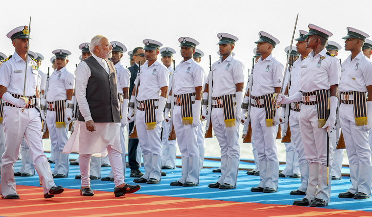 PM Modi Navy Day